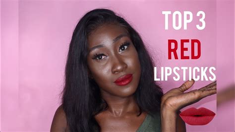 The Best Red Lipstick(s) For Dark Skin - YouTube