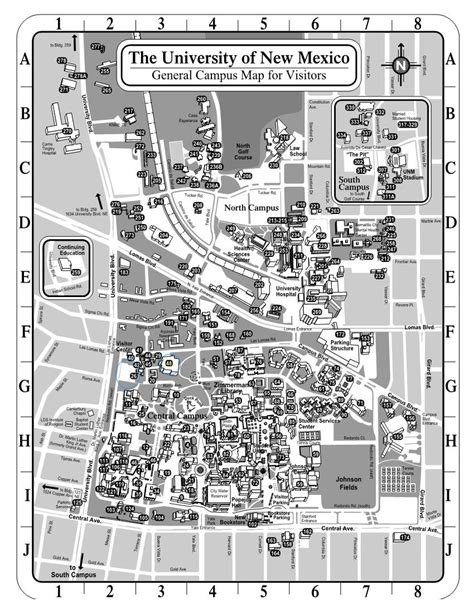 UNM Campus Map.Pdf - DocsLib