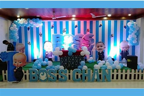 Boss Baby Theme Birthday Decoration in Hyderabad for your Baby Girl or Baby Boy’s Birthday ...