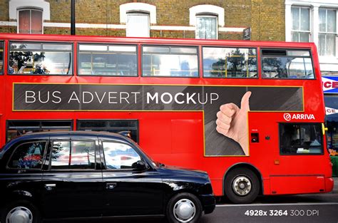 3 Smart London Bus PSD Mock-Ups :: Behance