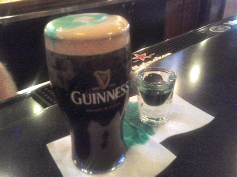 Guinness with a shot of Crème de menthe | A terrible concoct… | Flickr
