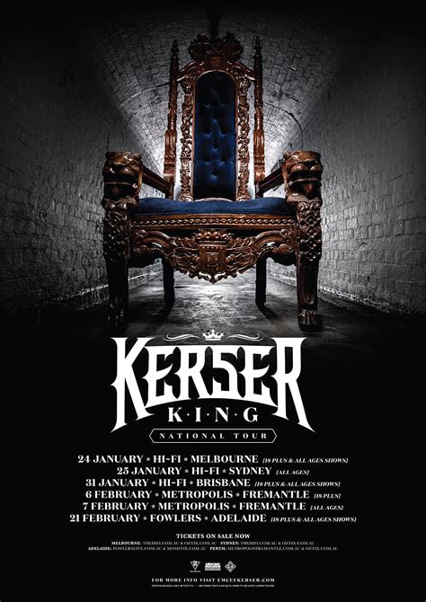 KERSER Tour Dates 2016 - 2017 - concert images & videos TourLALA.com