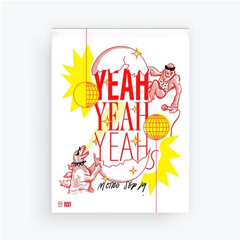 Yeah Yeah Yeahs Silkscreen Poster – 3730 Merch