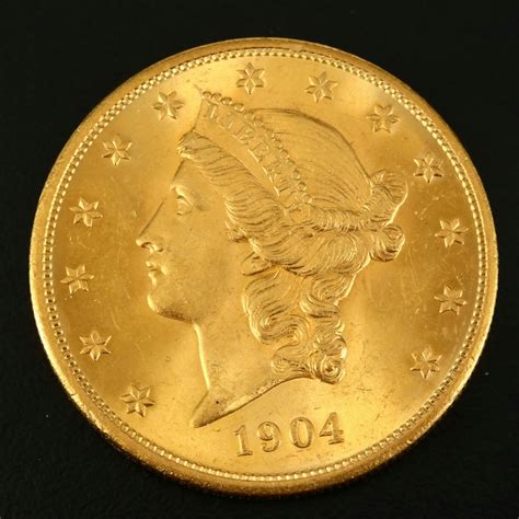 1904 Liberty Head $20 Gold Coin | EBTH