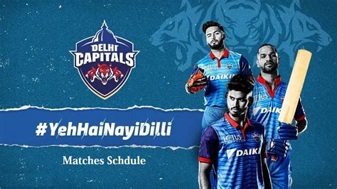 IPL 2023: Matches Schdeule of Delhi Capitals - Crictoday