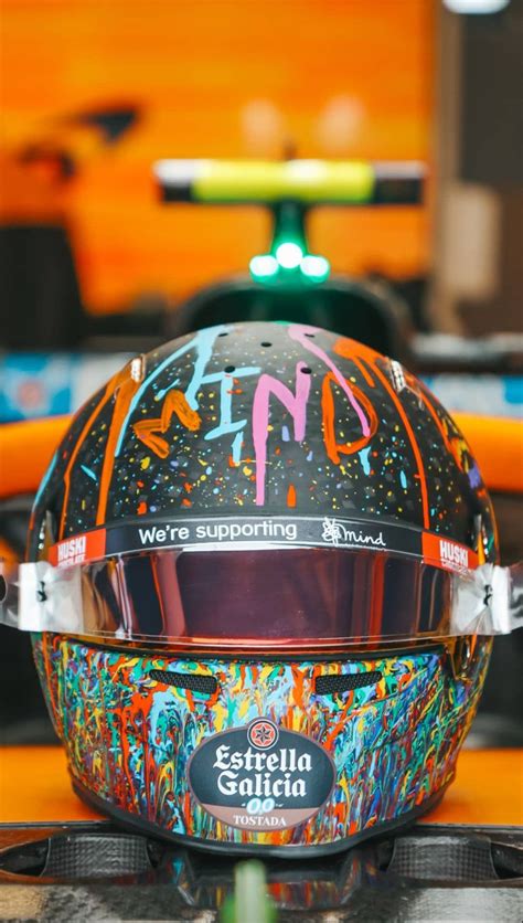 Lando Norris' Helmet for EifelGP | Norris, Helmet design, F1 motorsport