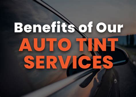 Benefits of Our Auto Tint Services [infographic] | Glass Tinting by SPF