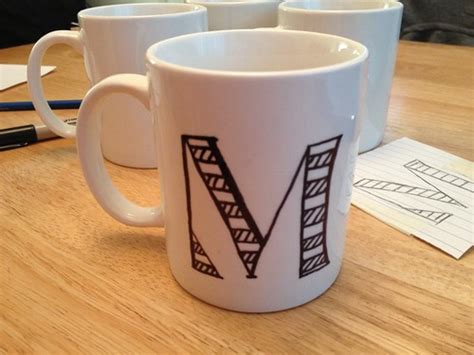 DIY Monogrammed Mugs | On {twoninethree} twoninethree.wordpr… | Flickr