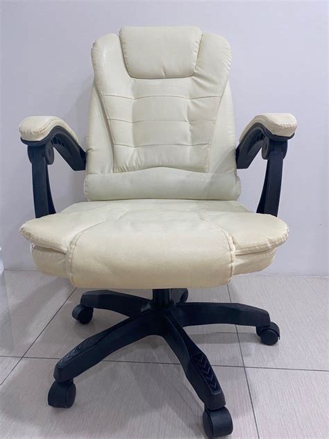 Office Chair with Massage Function, Furniture & Home Living, Furniture, Chairs on Carousell