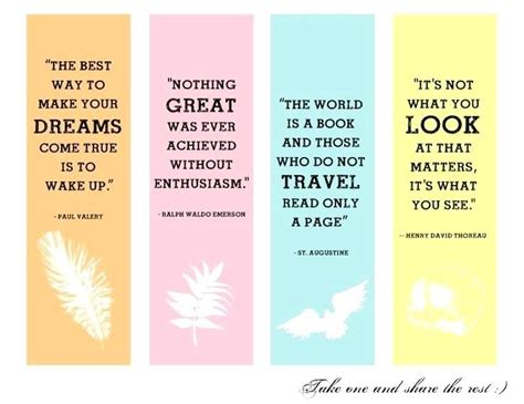 creative handmade bookmarks design with quotes google search printable ...