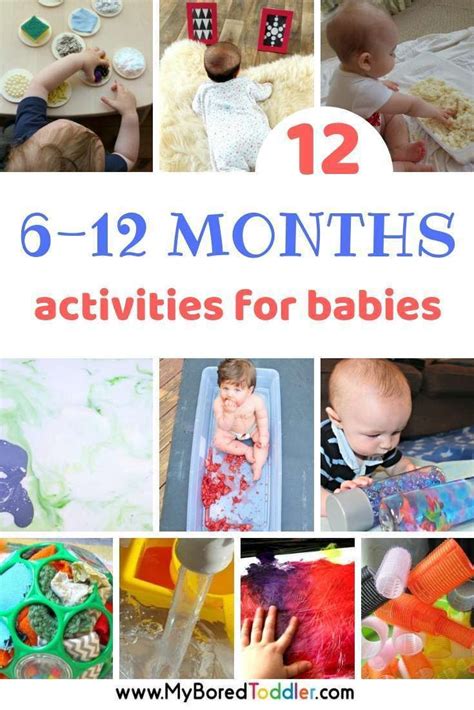 Activities for Babies 6-12 Months | Infant activities, Baby sensory ...