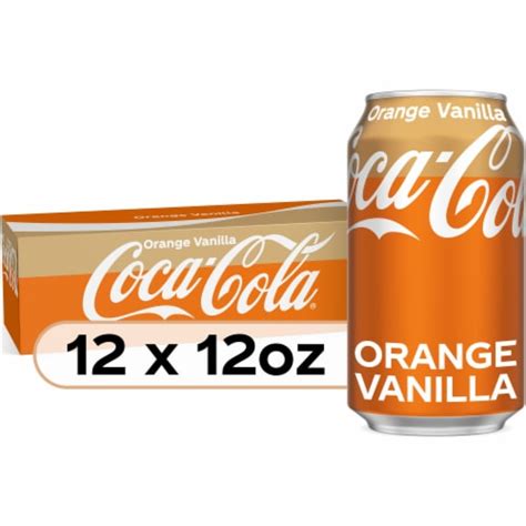 Coca-Cola® Orange Vanilla Soda Cans, 12 pk / 12 fl oz - Harris Teeter