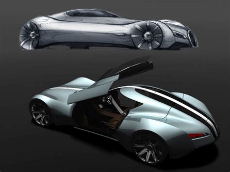 Bugatti Aerolithe Concept - Car Body Design