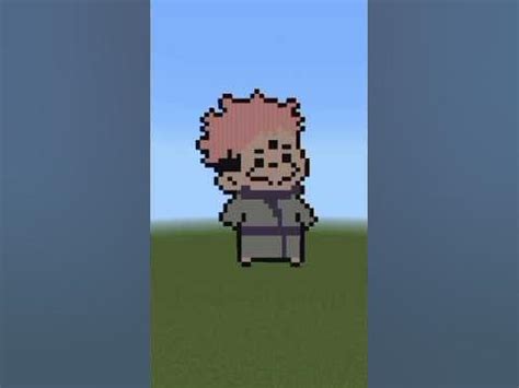 PIXEL ART [Mini sukuna] #viral #minecraft #pixelart # ...