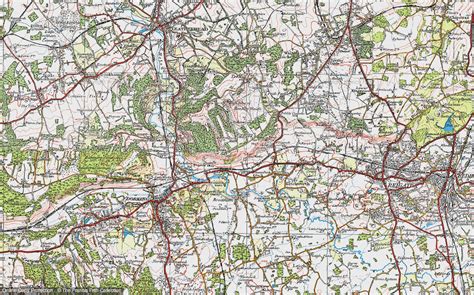 Historic Ordnance Survey Map of Box Hill, 1920