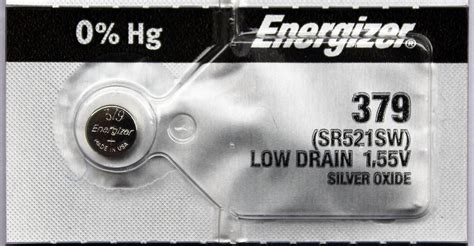 V379 Energizer 379 Watch Battery SR521SW - 100 Wholesale - TheBatterySupplier.Com