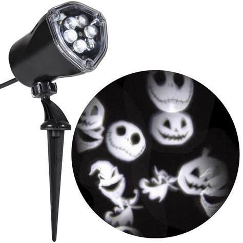 Gemmy Jack Skellington Multi-function White Led Multi-design Halloween ...