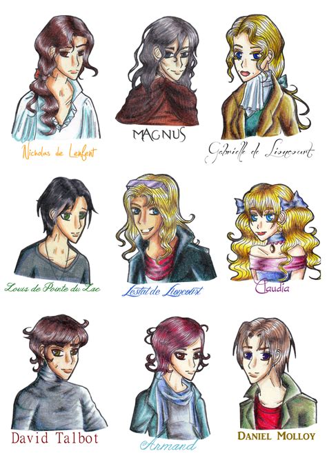 Vampire Chronicles Headshots part 2! by Grimoire-Des-Reves on DeviantArt