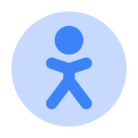 Accessibility Generic Blue icon