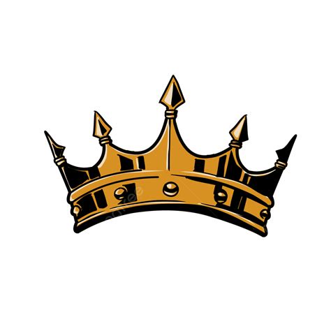 King Crown Sticker Crown King Golden Png Transparent Clipart Image ...