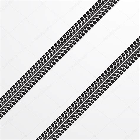 Tire tracks vector — Stock Vector © mpavlov #109372334