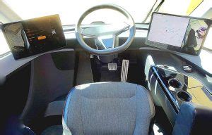 Tesla Semi production interior teased with cool details