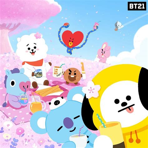 Pin de Alisa_1991 en BT21 | Dibujos kawaii, Fondo de pantalla de kpop ...