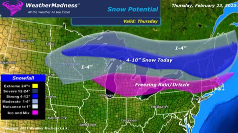 Weather Madness - Updated Thursday – Major Storm will Produce Heavy ...