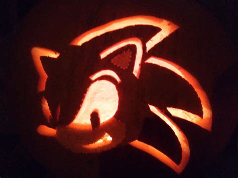 Sonic the Hedgehog Pumpkin Carving by GreenCauldron08 on DeviantArt