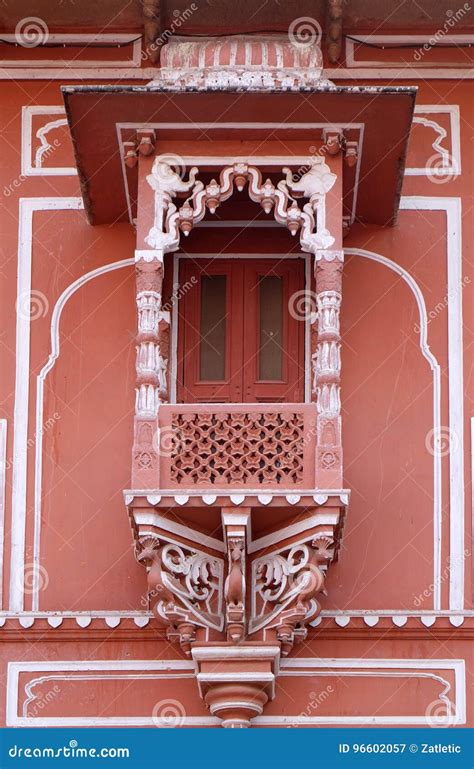 Architectural Detail in Jaipur City Palace Editorial Photography ...