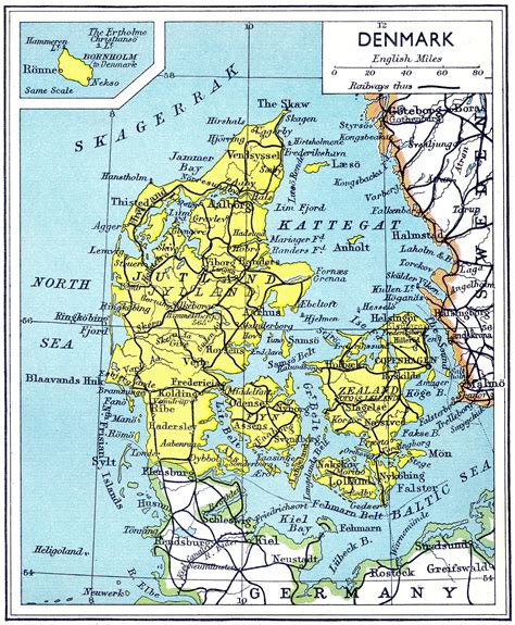 MAPAS DA DINAMARCA