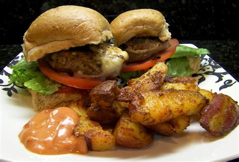 Jalapeno Cheddar Sliders with Twice-Cooked Fries – $10 buck dinners!