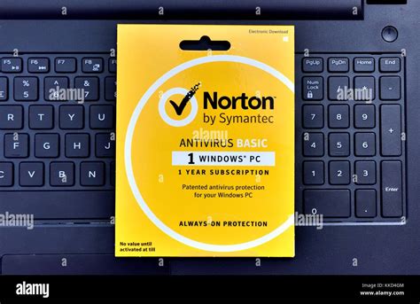 Norton antivirus basic download pack Stock Photo - Alamy