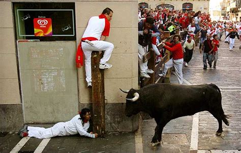 Running of the Bulls 2014, Pamplona, Spain