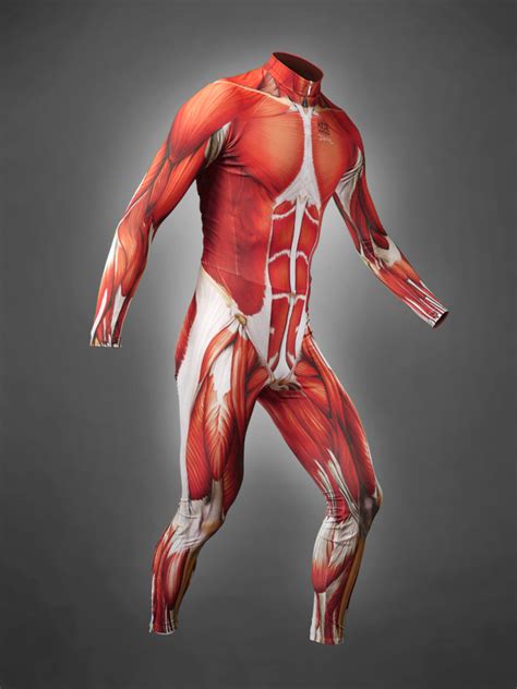 Muscle Skin Suits for Bicyclists, Looks Like Exposed Muscle Flesh