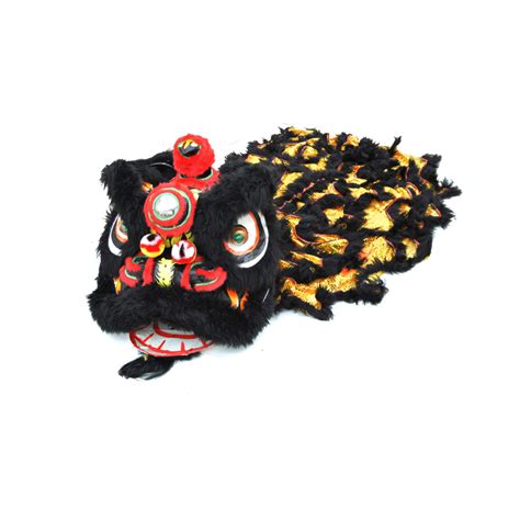 Lion dance costume Chinese lion dance - Black & Gold