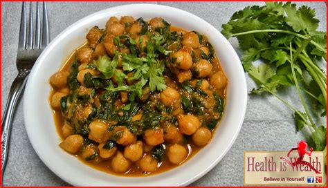 Strong and Beyond: Curried Chickpeas with Spinach