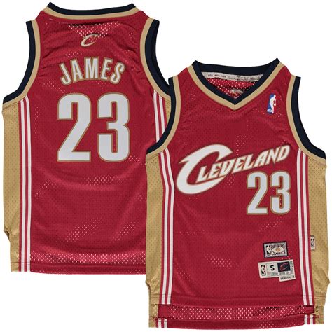 LeBron James Cleveland Cavaliers Mitchell & Ness Youth Hardwood ...