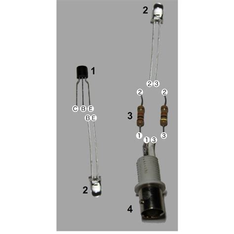 Photographic representation of the LED circuit. (A) LEDs masked in ...