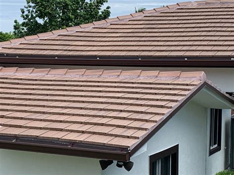 Brown Concrete Tile Roof
