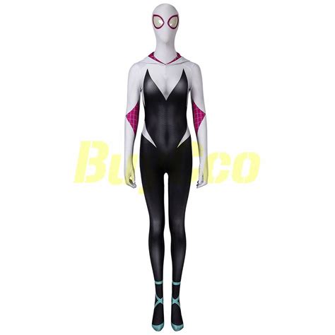 Gwen Cosplay Costume Spider-Man: Into the Spider-Verse Suit