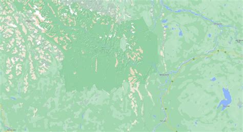 Nahanni Valley Map