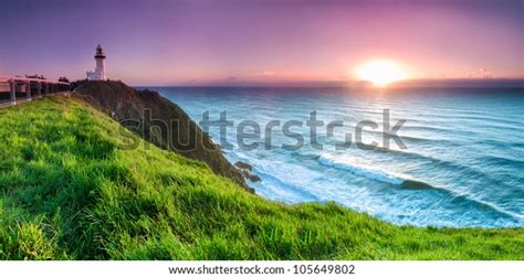 Byron Bay Lighthouse During Sunrise Stock Photo (Edit Now) 105649802