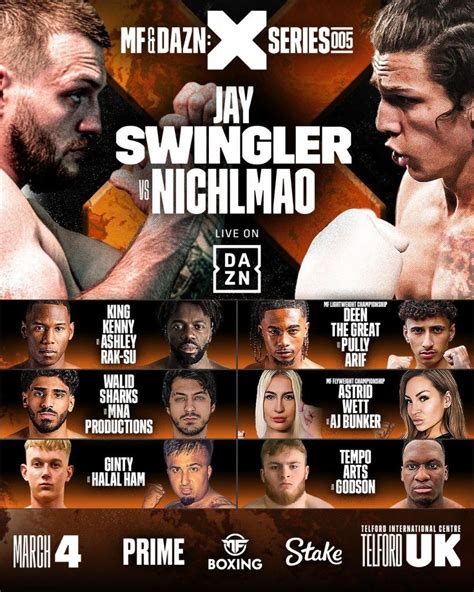 Jay Swingler vs Nichlmao: Date, full card, live stream & more