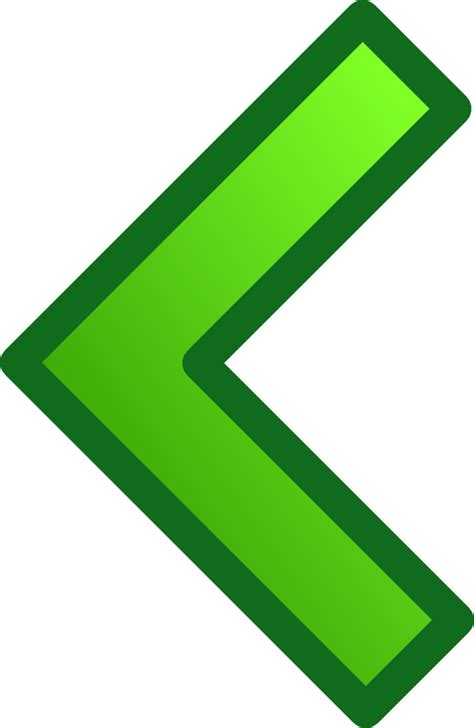 OnlineLabels Clip Art - Green Single Arrows Set