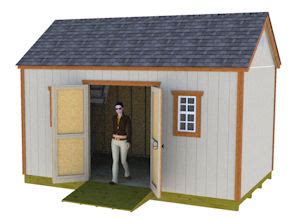 10x16 Gable Shed Plans