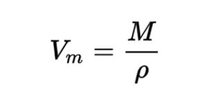 Molar Volume Formula: Definition, Formula, Examples