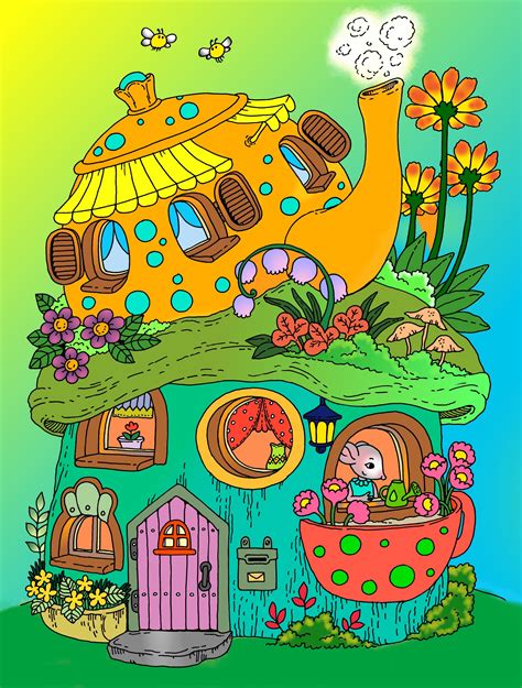 Art by Tatiana Stolova (Bogema), book “Nice Little Town #8”. Digitally colored using Pigment app ...