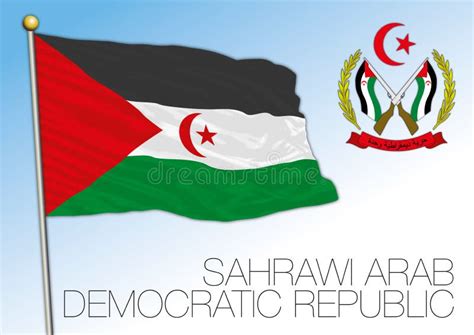 Flag Of Sahrawi Arab Democratic Republic. Vector Illustration. World ...