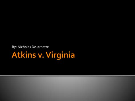 Atkins vs. Virginia